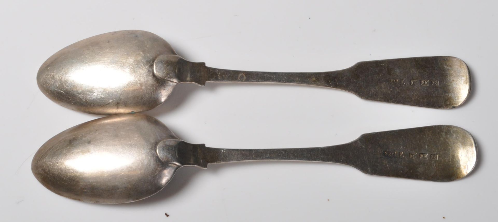 PAIR OF GEROGIAN SCOTTISH PROVINCIAL SILVER SPOONS - Image 6 of 6