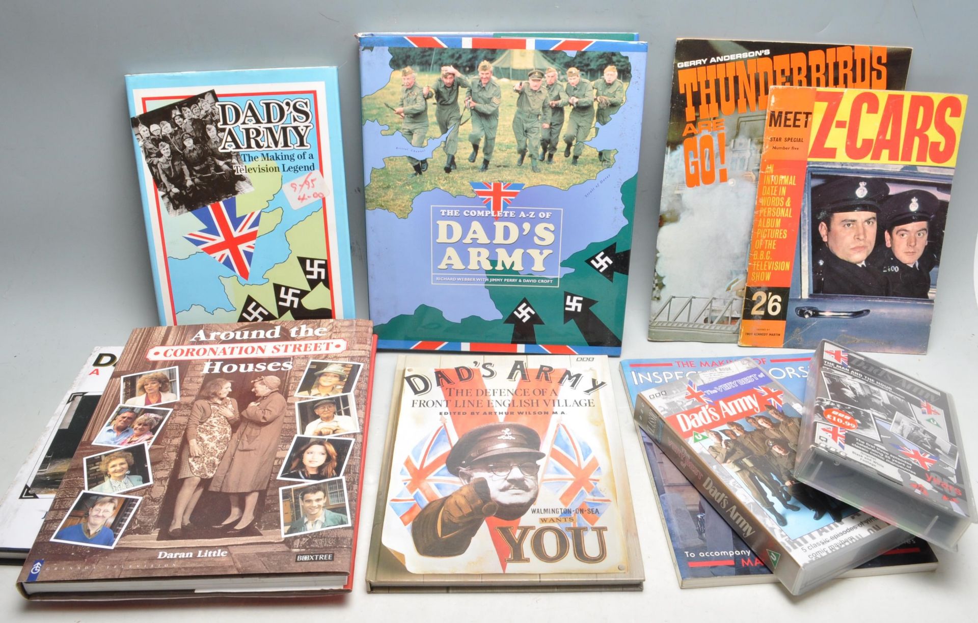 DADS ARMY / TELEVISION HISTORY - COLLECTION OF BOOKS