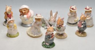 COLLECTION OF ROYAL DOULTON BRAMBLY HEDGE, BORDER ARTS & LLADRO CERMAIC FIGURINES