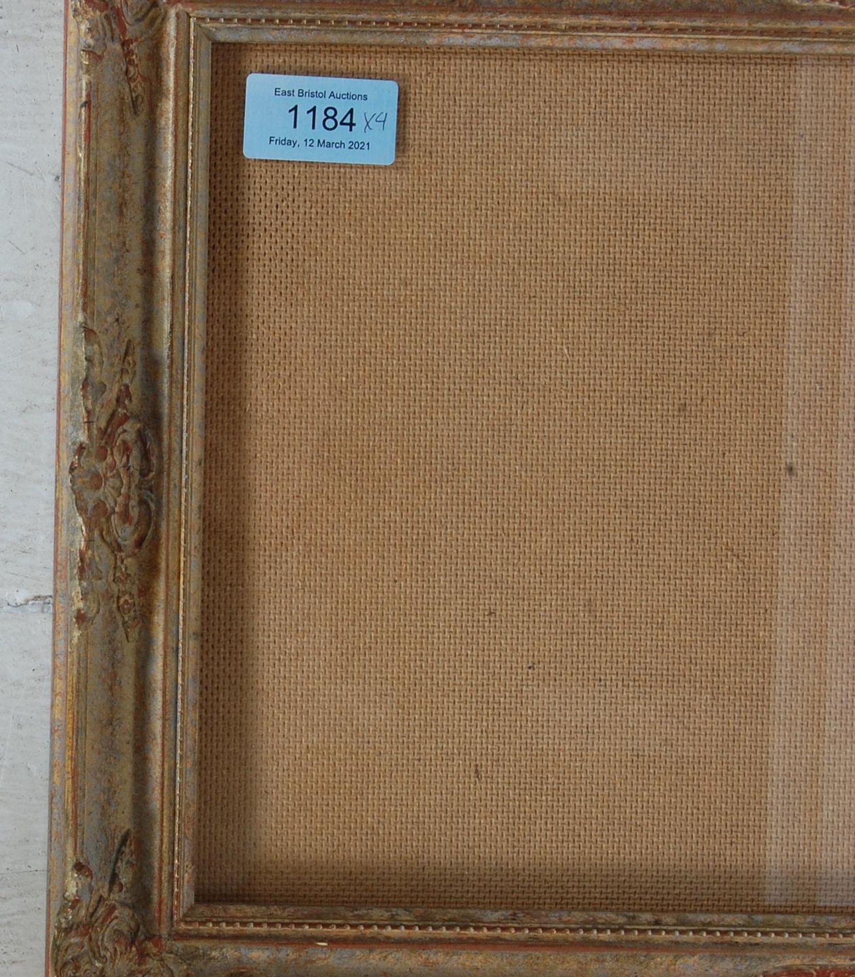 FOUR VINTAGE 20TH CENTURY BAROQUE STYLE GILDED PICTURE FRAMES - Bild 3 aus 25