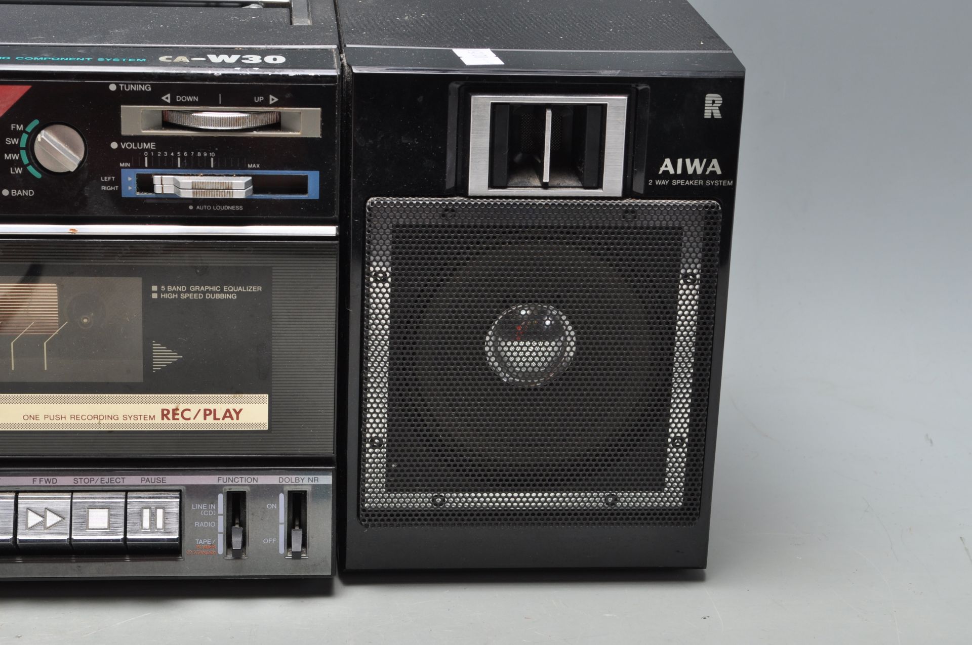 RETRO VINTAGE AIWA CA-W30 BOOMBOX - Bild 4 aus 7