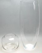 LARGE CONTEMPORARY GLASS VASE