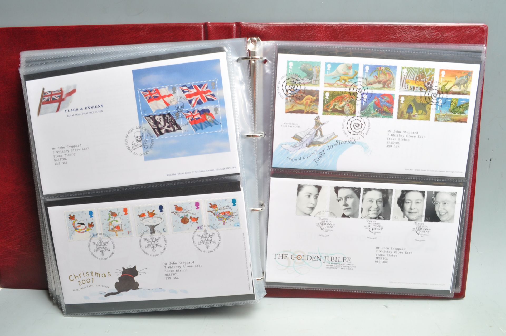 FOUR ALBUMS OF ROYAL MAIL FIRST DAY COVERS - Bild 17 aus 25