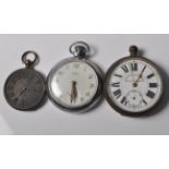 GROUP OF THREE 20TH CENTURY POCKET WATCHES