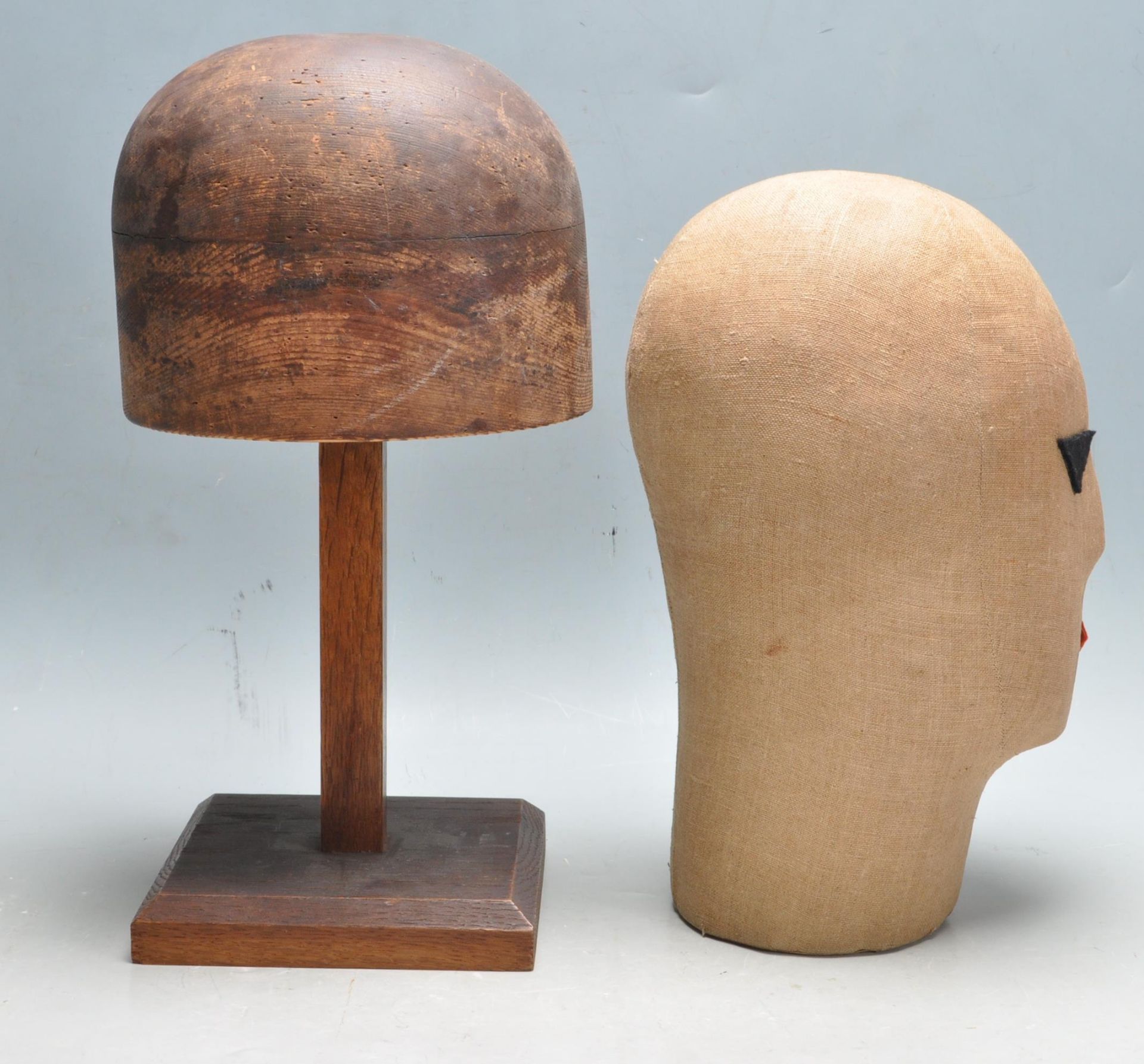 TWO VINTAGE 1950S MILINERS HAT STANDS - Image 4 of 6