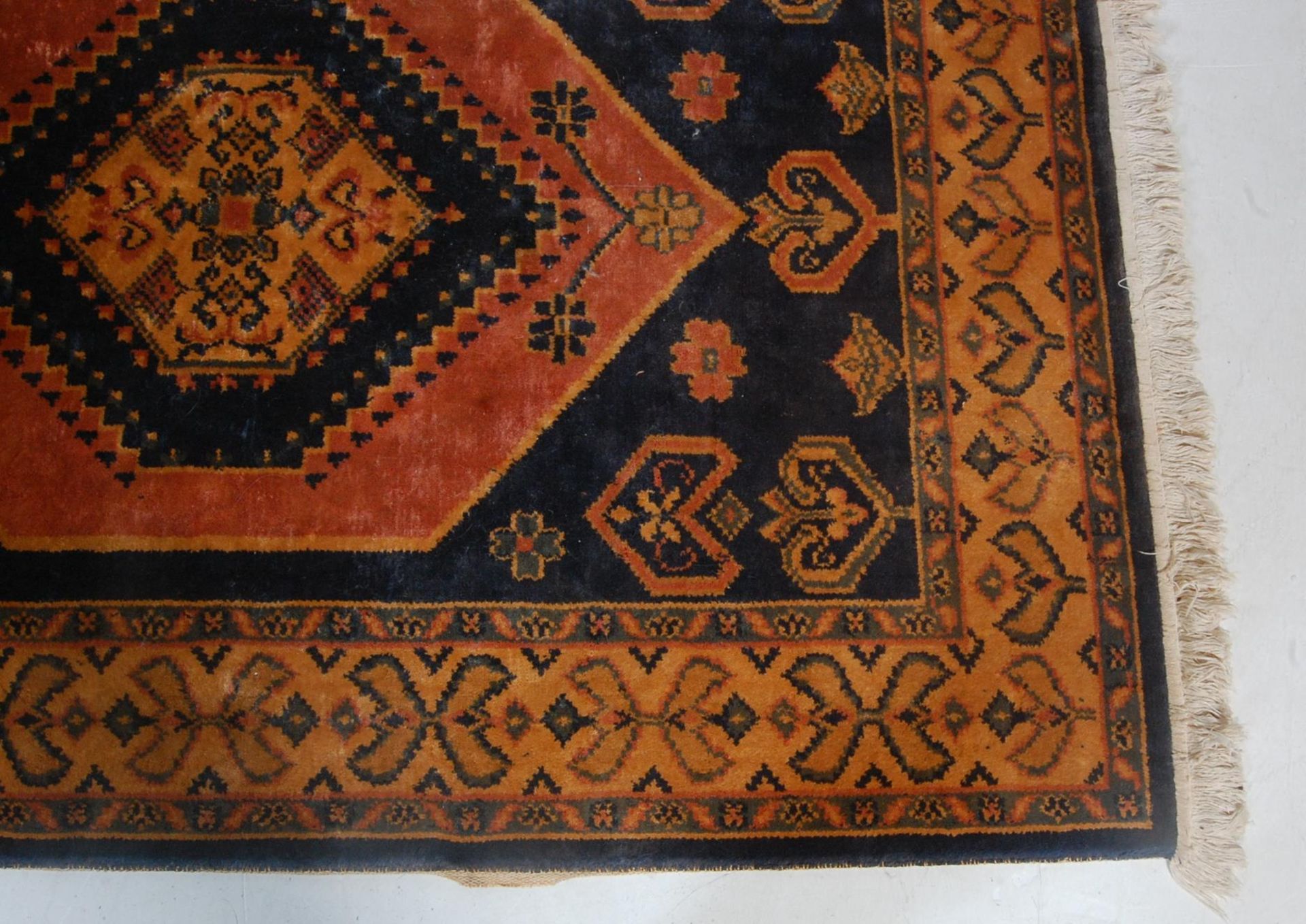 MID CENTURY PERSIAN ISLAMIC FLOOR CARPET RUG - - Bild 3 aus 7