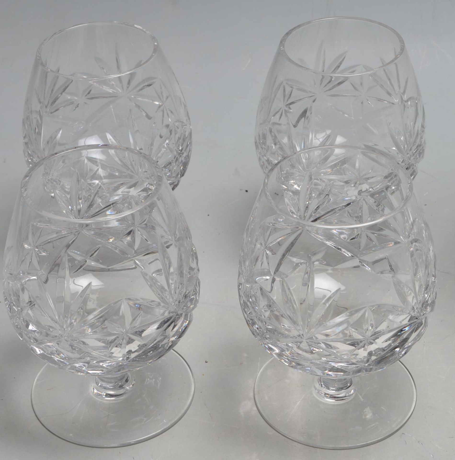 COLLECTION OF LATE 20TH CENTURY HAND CUT CONMTINENTAL WEBB LEAD CRYSTAL - Bild 3 aus 9