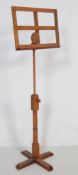 VICTORIAN 19TH CENTURY OAK SHEET MUSIC STAND LECTURN