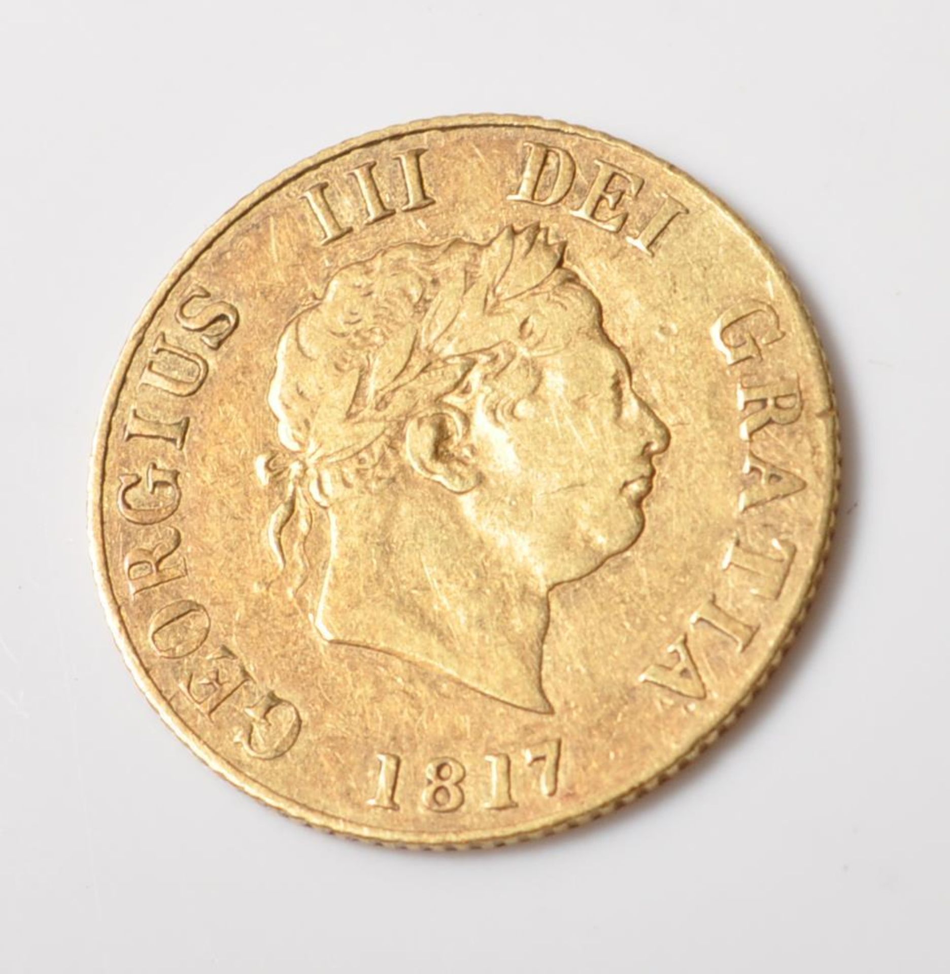 1817 GEORGIAN GOLD SOVEREIGN COIN