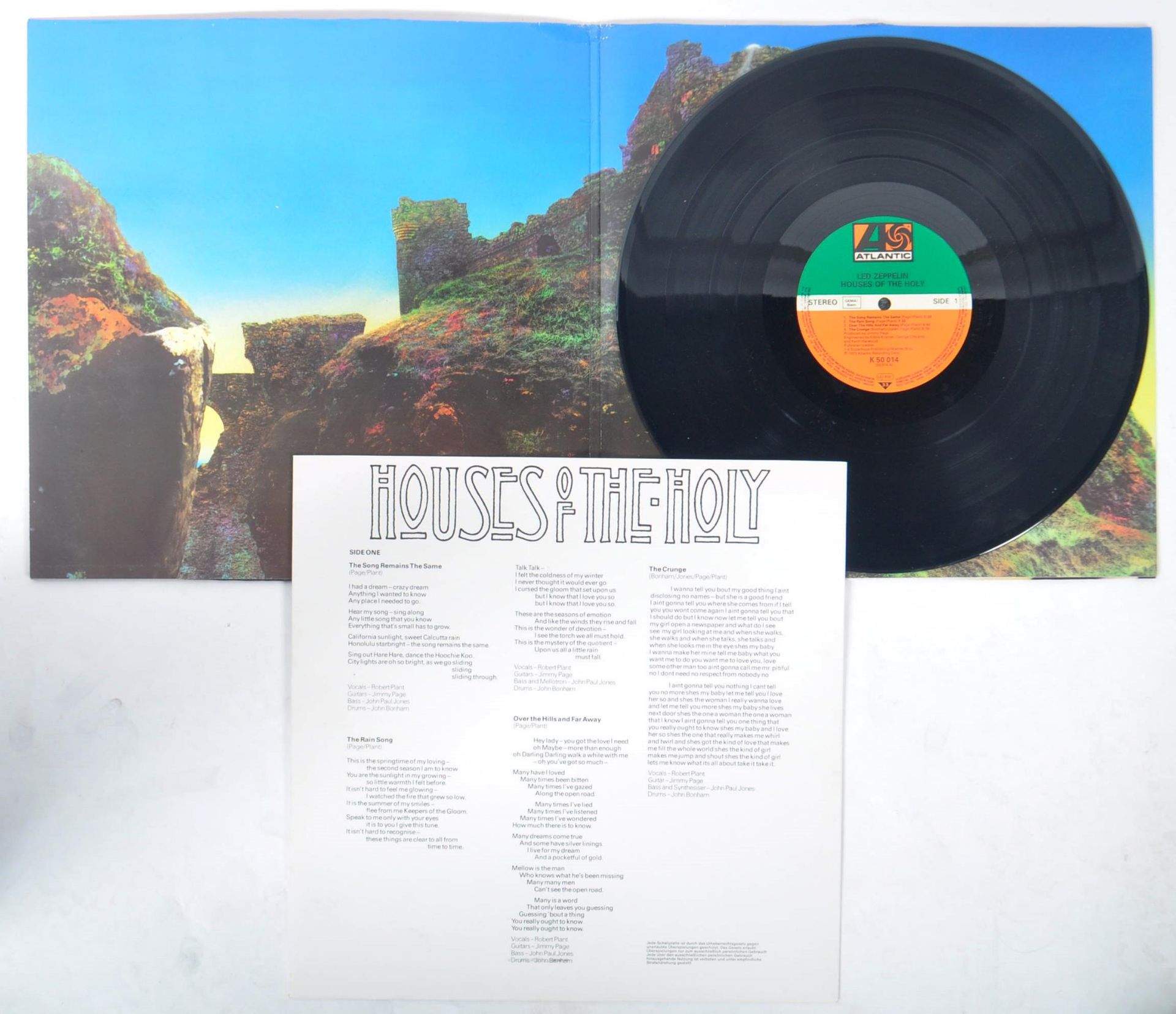 LED ZEPPELIN - HOUSE OF THE HOLY 1973 ATLANTIC GERMAN LABEL - Bild 3 aus 3