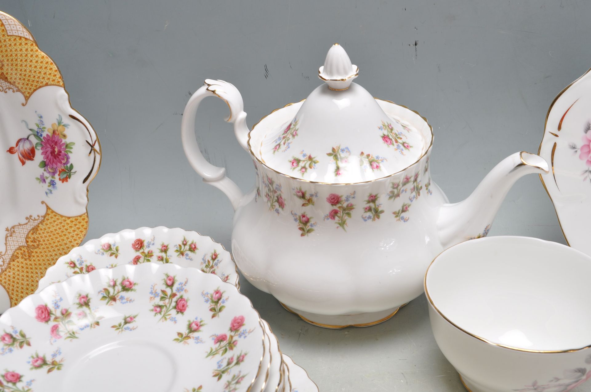 COLLECTION OF VINTAGE ENGLISH FINE BONE CHINA TEA - Bild 10 aus 15