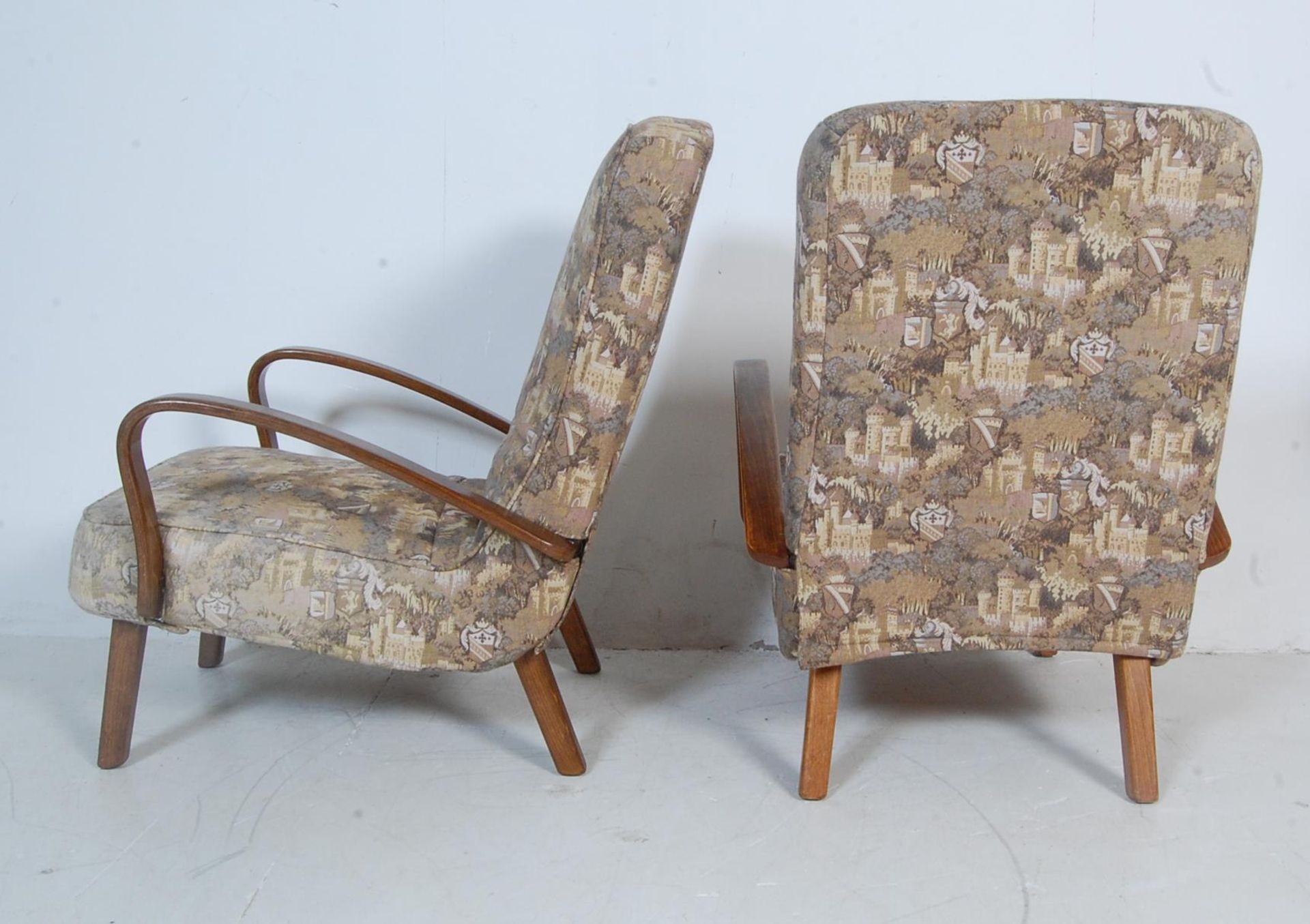 PAIR OF EARLY 20TH CENTURY ART DECO ARMCHAIRS - Bild 9 aus 11