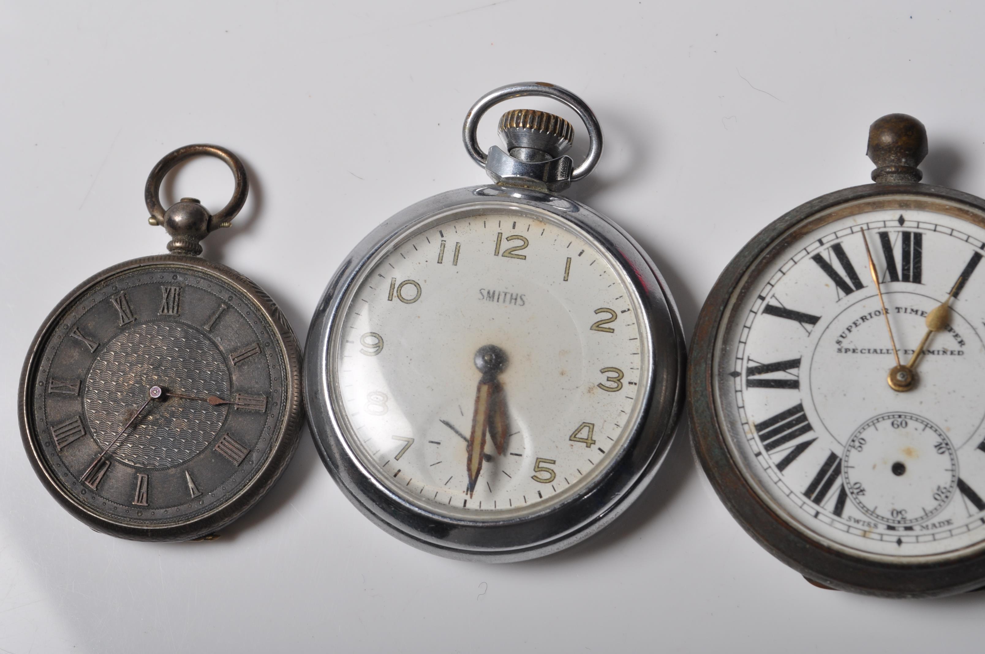 GROUP OF THREE 20TH CENTURY POCKET WATCHES - Image 2 of 7