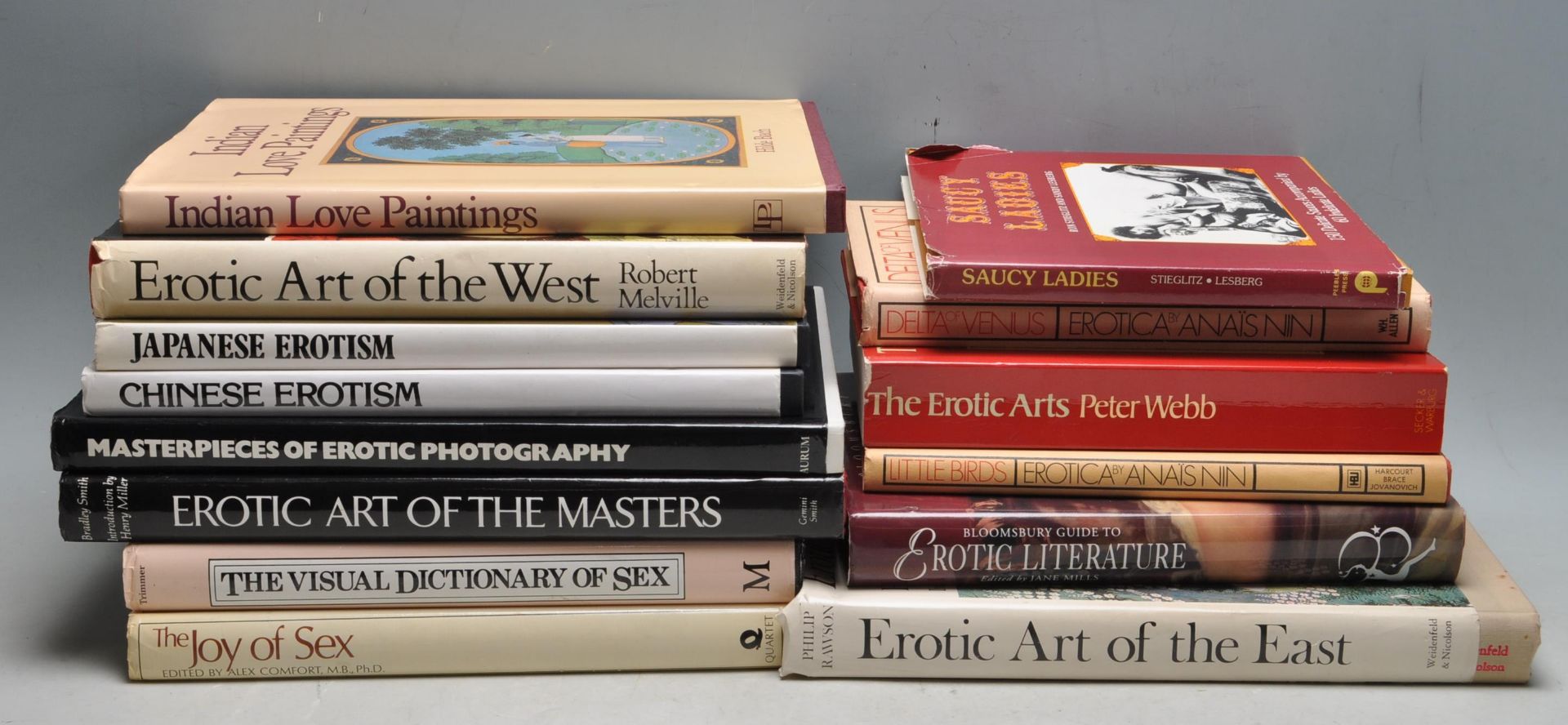 LARGE COLLECTION OF 20TH CENTURY EROTIC BOOKS