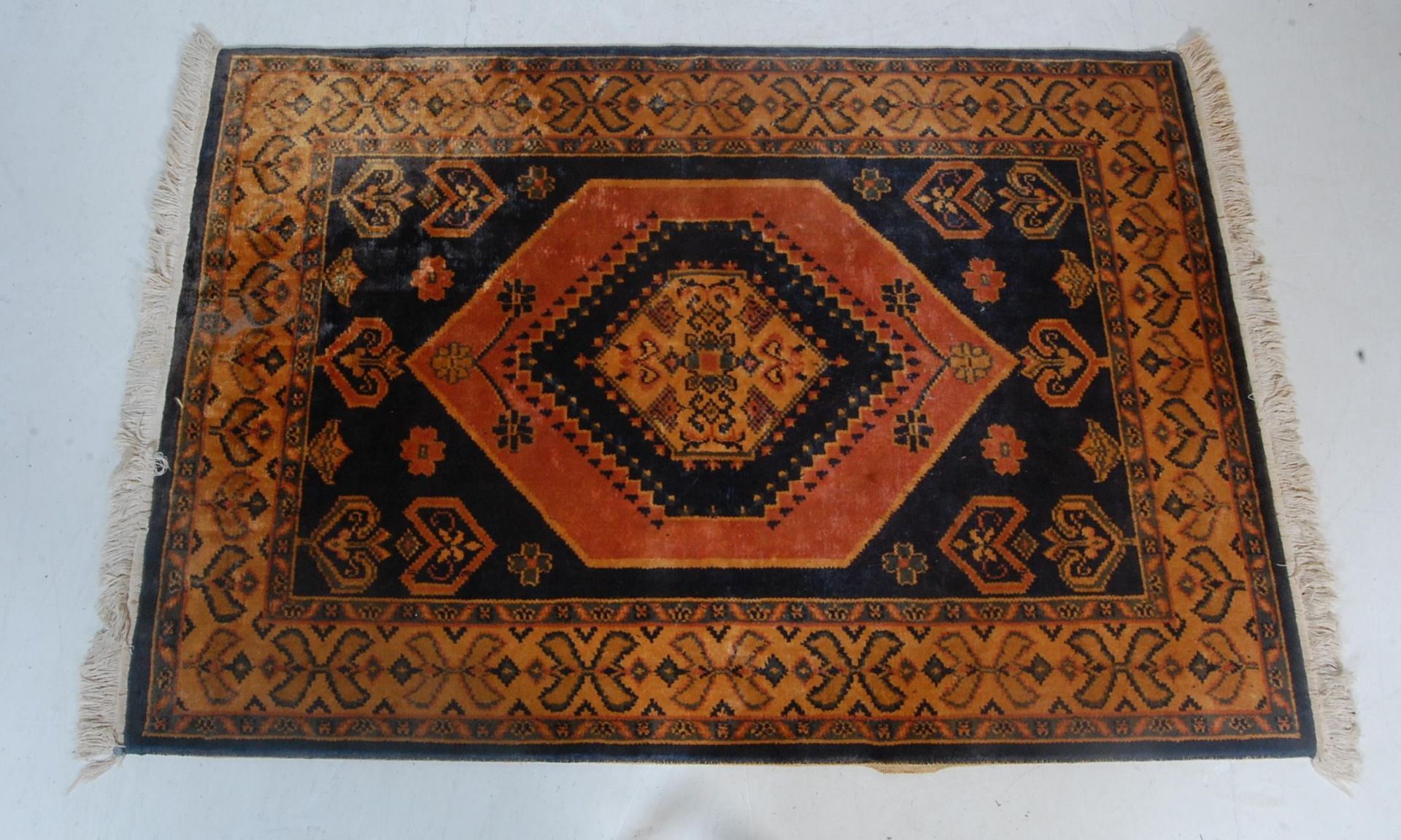 MID CENTURY PERSIAN ISLAMIC FLOOR CARPET RUG -