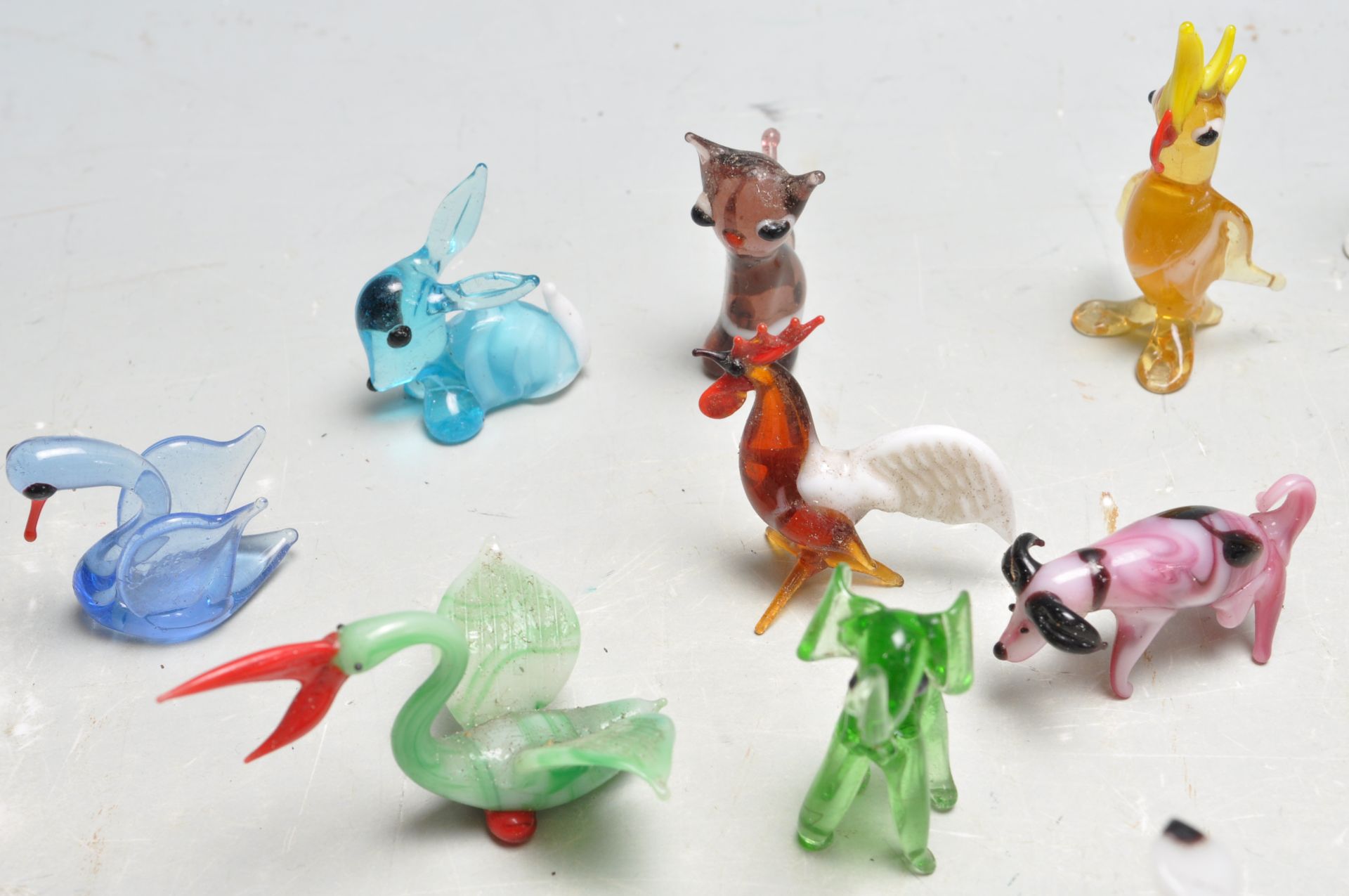 LARGE COLLECTION OF VINTAGE MURANO GLASS ANIMALS - Bild 12 aus 18