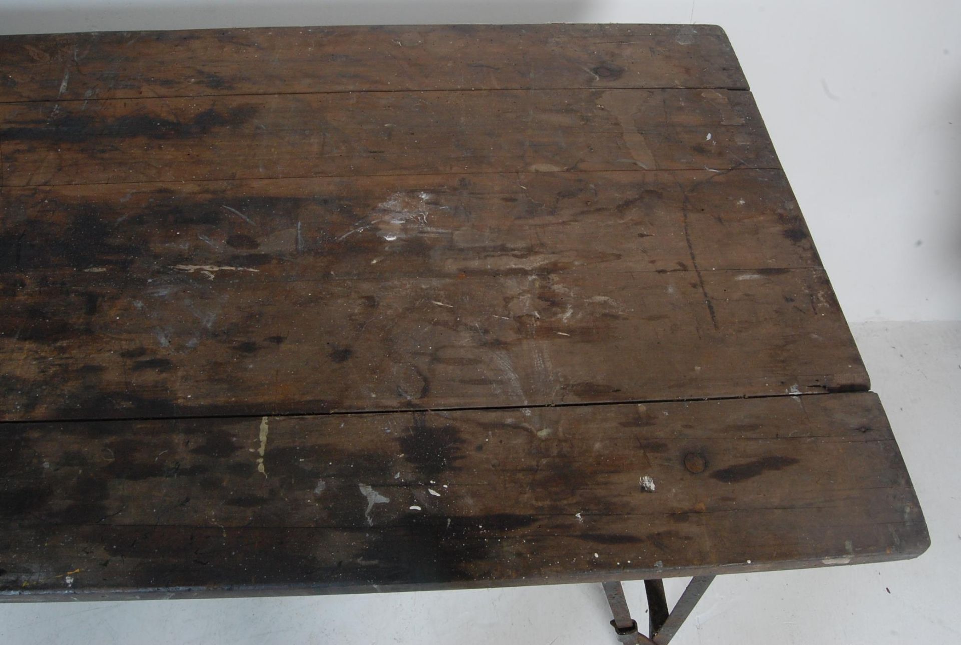 1940’S WWII GEORGE VI TRESTLE TABLE / FOLDING TABLE - Bild 5 aus 8