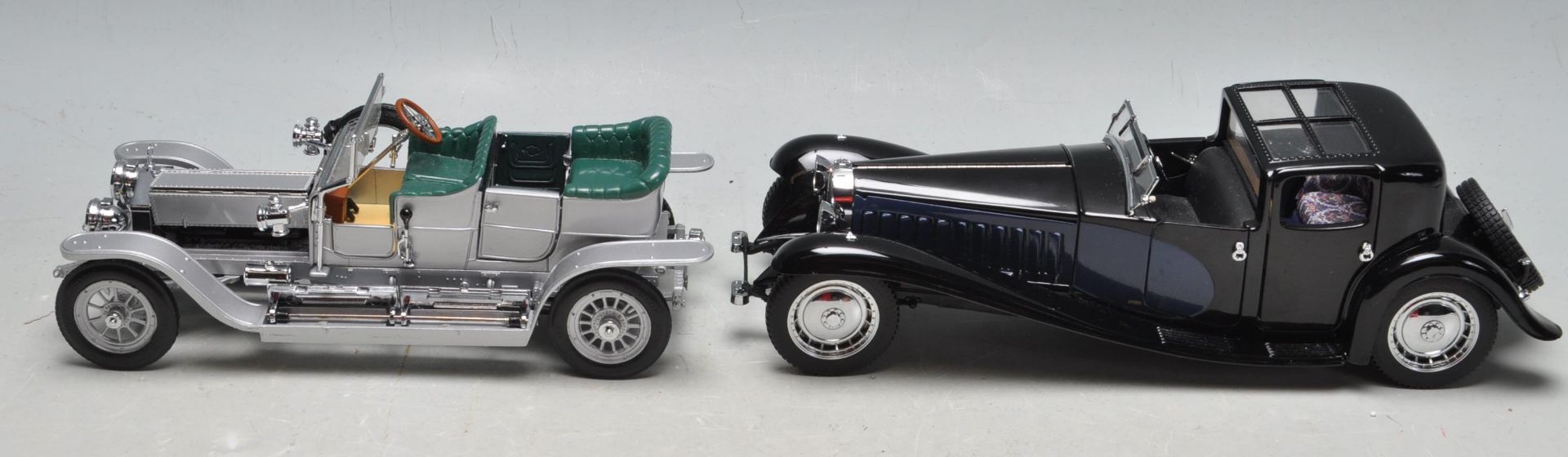 TWO FRANKLIN MINT SCALE MODEL CARS