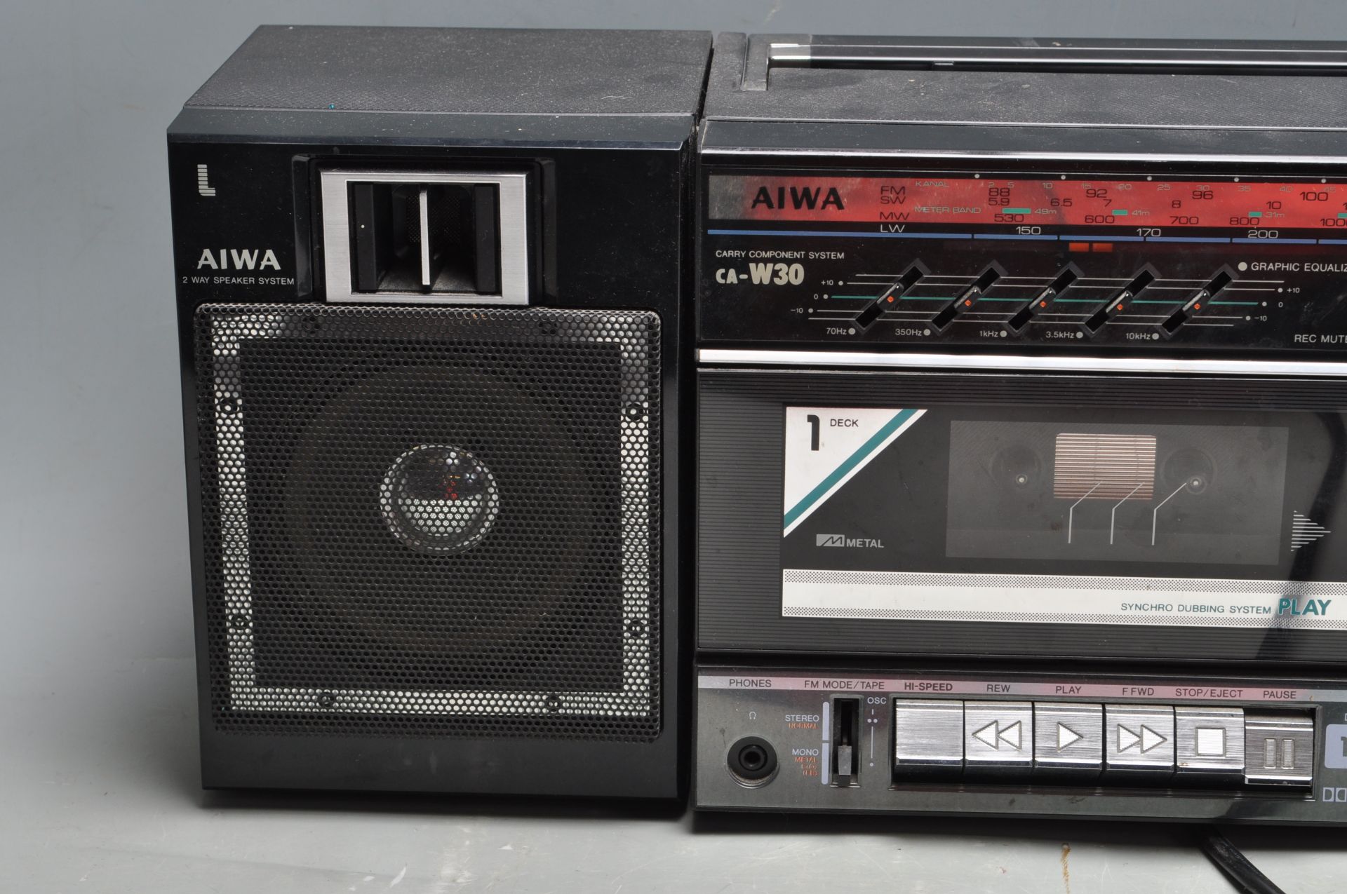 RETRO VINTAGE AIWA CA-W30 BOOMBOX - Bild 2 aus 7