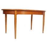 RETRO VINTAGE 1970S EXTENDABLE TEAK DINING TABLE