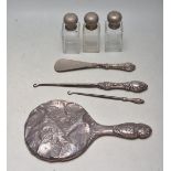 COLLECTION OF EARLY 20TH CENTURY SILVER AND SILVER PLATED ITEMS