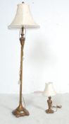VICTORIAN CLASSICAL STYLE STANDARD LAMP AND TABLE LAMP