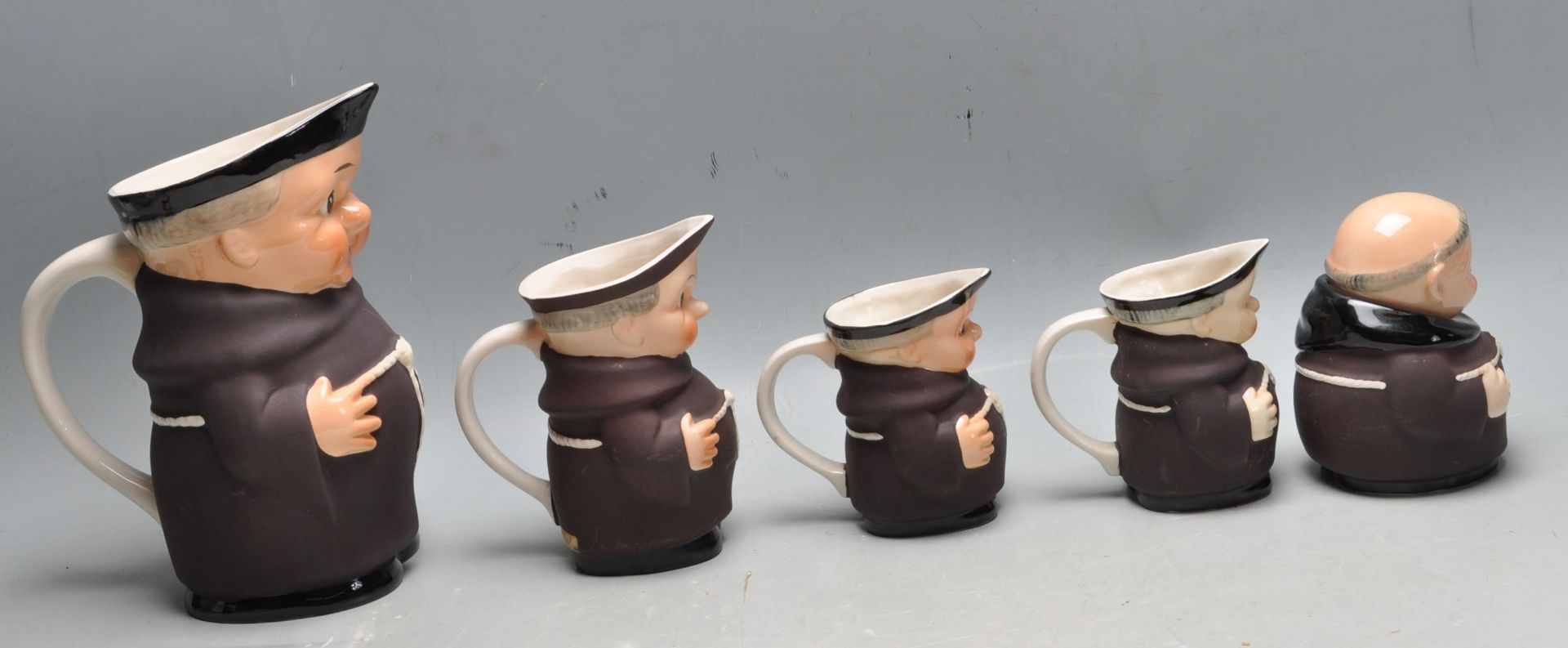 RETRO VINTAGE LATE 20TH CENTURY HUMMEL GOEBEL MERRY MONK POTTERY - Bild 6 aus 8