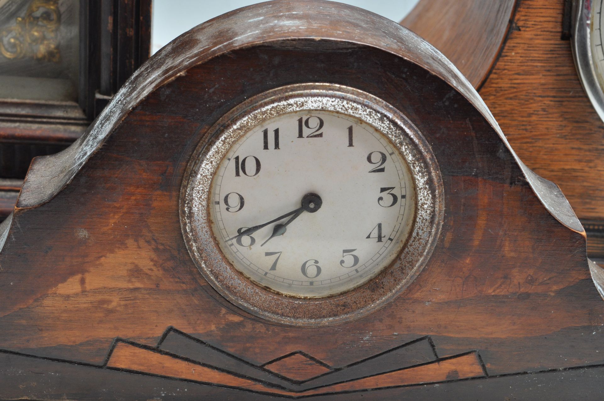 COLLECTION OF THREE EARLY 20TH CENTURY MANTEL CLOCKS - Bild 3 aus 5