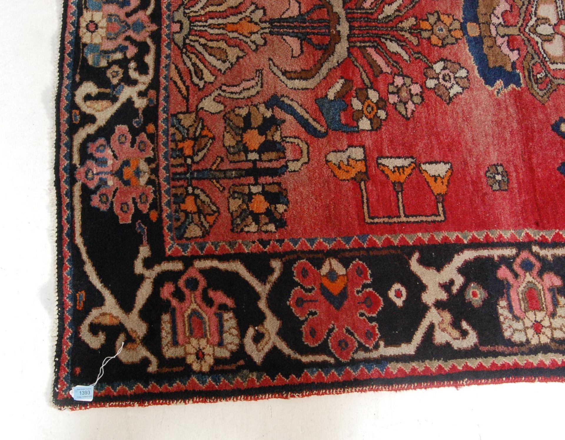 20TH CENTURY MIDDLE EASTERN PERSIAN LILIHAN RUG - Bild 2 aus 8