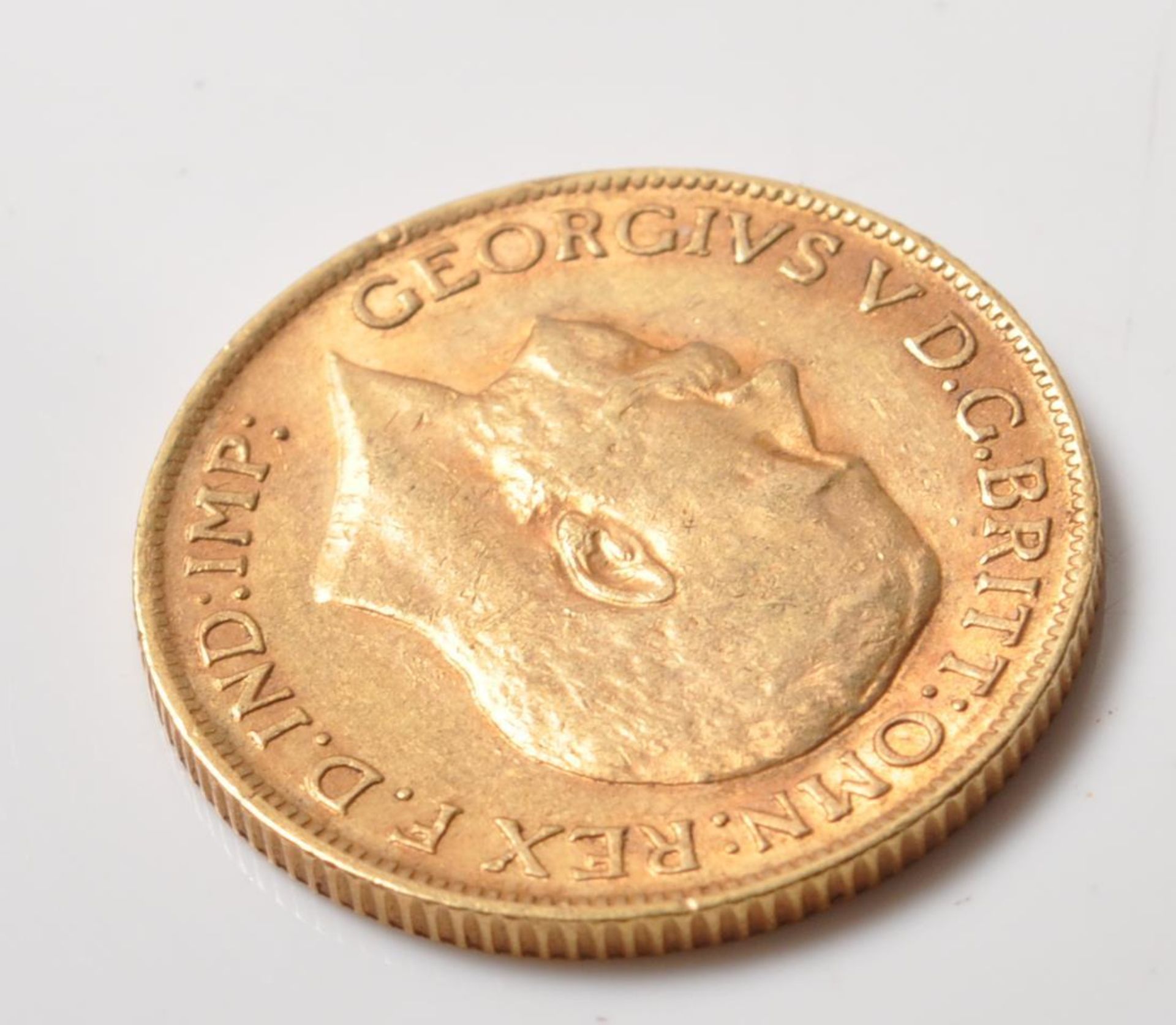 1911 GEORGE V FULL GOLD SOVEREIGN COIN - Bild 3 aus 5
