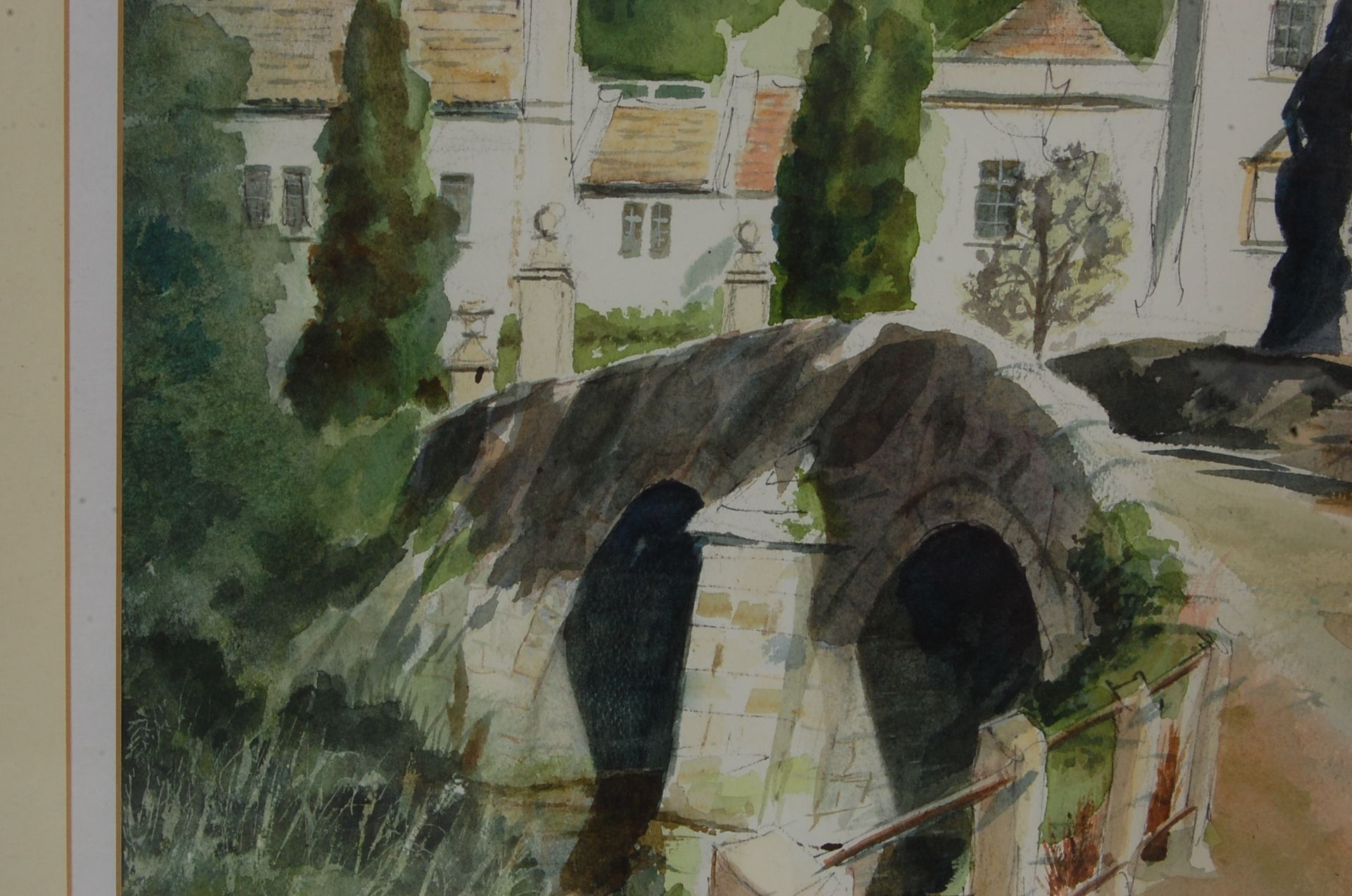 GORDON ELLIS - WATERCOLOUR ON PAPER IFORD MANOR NR BRADFORD ON AVON - Bild 4 aus 6