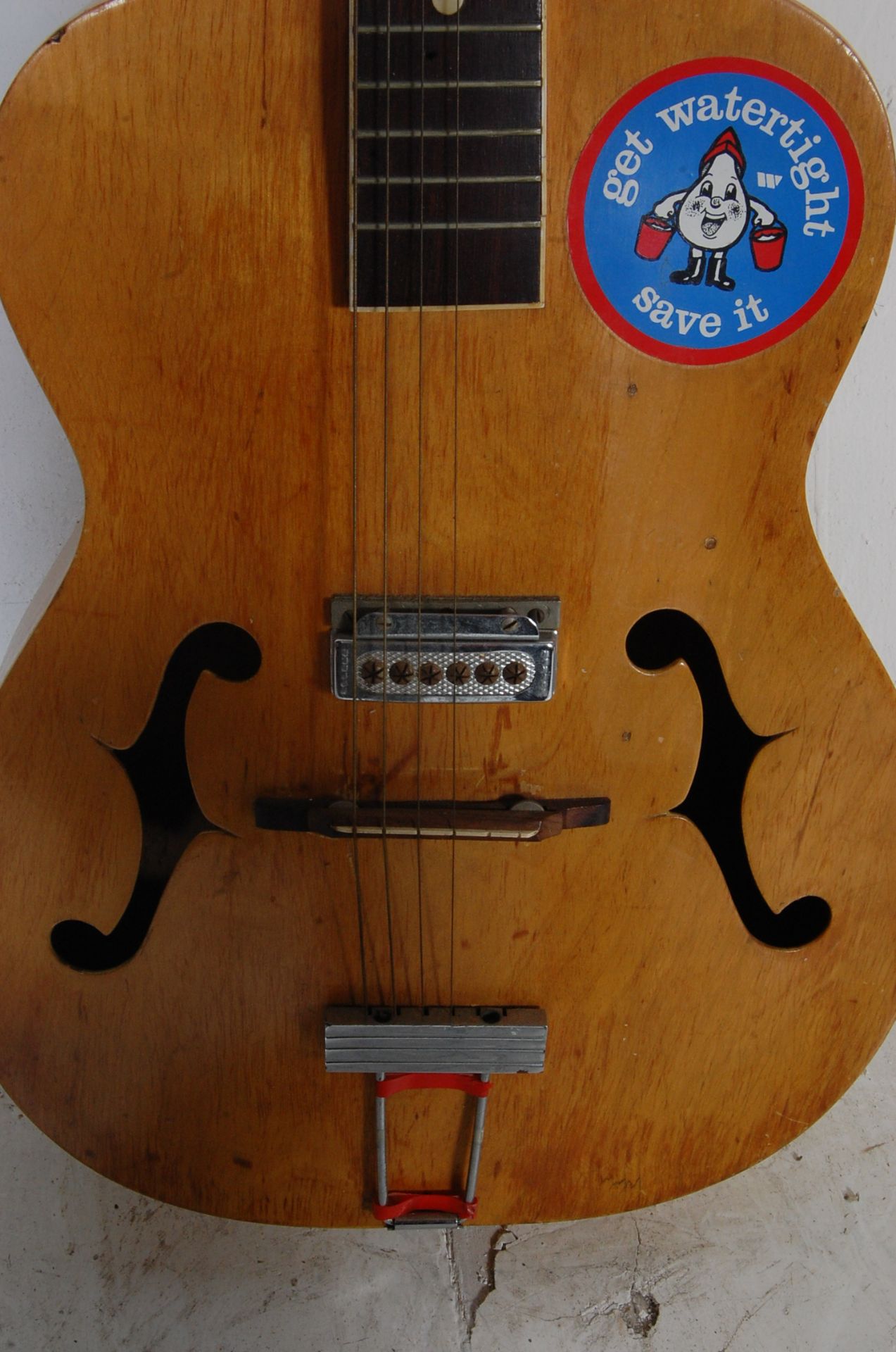 VALENCIA - VINTAGE ELECTRO ACOUSTIC GUITAR - Bild 4 aus 8