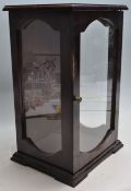 VICTORIAN STYLE HABERDASHERY COUNTER TOP DISPLAY CABINET