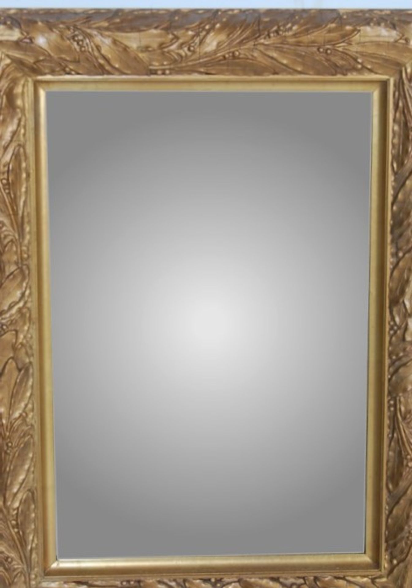 19TH CENTURY VICTORIAN GILD AND GESSO MIRROR - Bild 2 aus 6