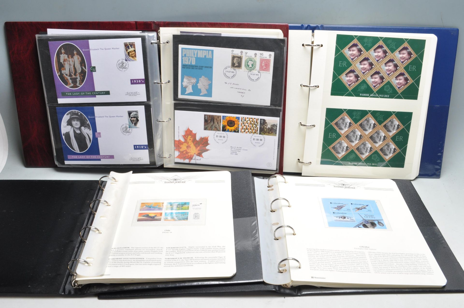 AVIATION HERITAGE AND ROYAL FAMILY STAMPS AND FIRST DAY COVERS