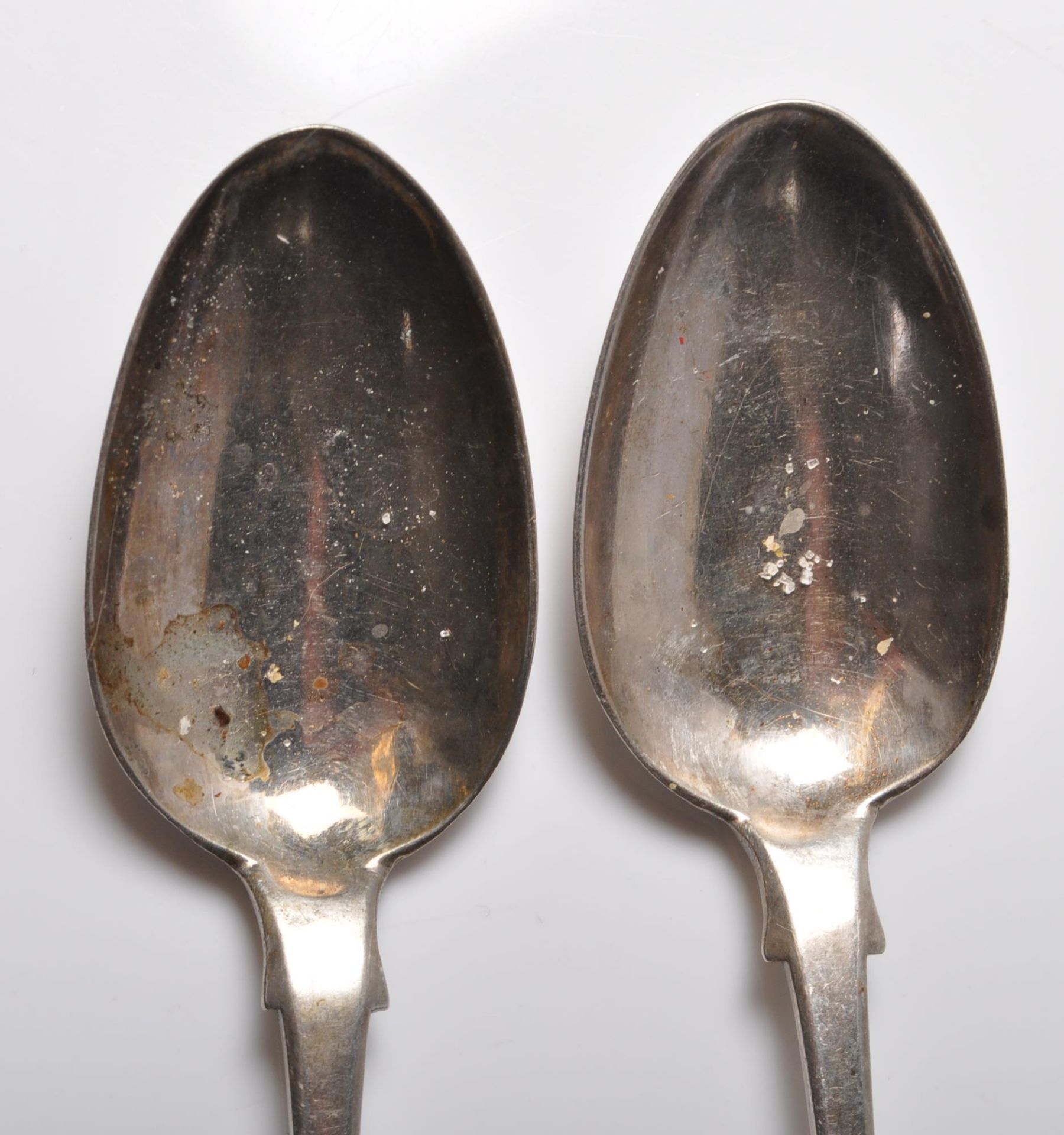 PAIR OF GEROGIAN SCOTTISH PROVINCIAL SILVER SPOONS - Image 4 of 6