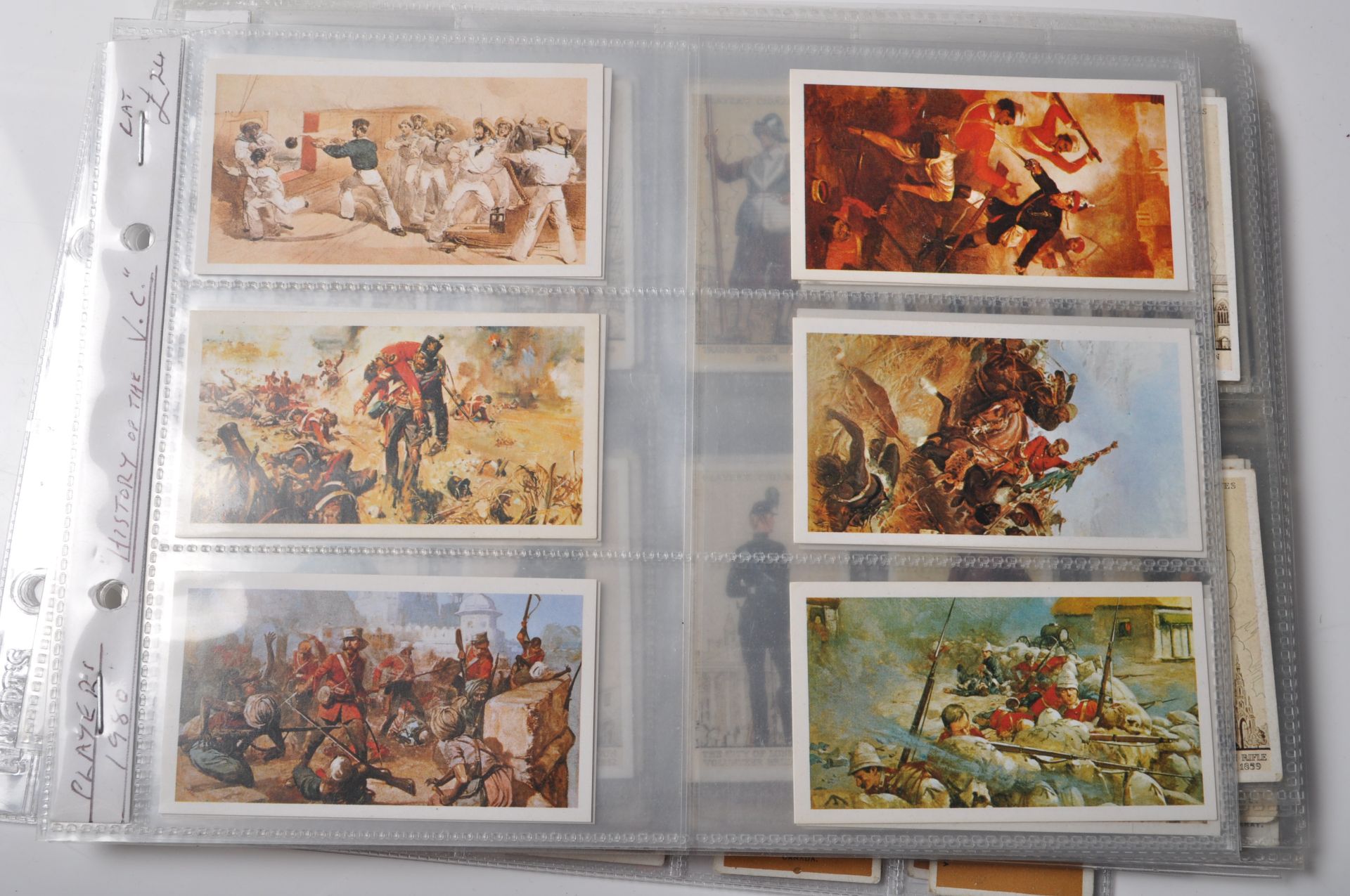 TWELVE SETS OF MILITARY THEMED TRADE CARDS AND CIGARETTE CARD MOSTLY WAR TIME - Bild 6 aus 12