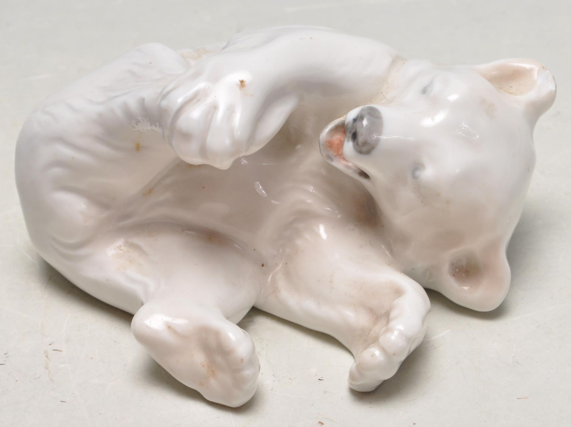 ROYAL COPENHAGEN POLAR BEAR CUB FIGURINE NO. 729