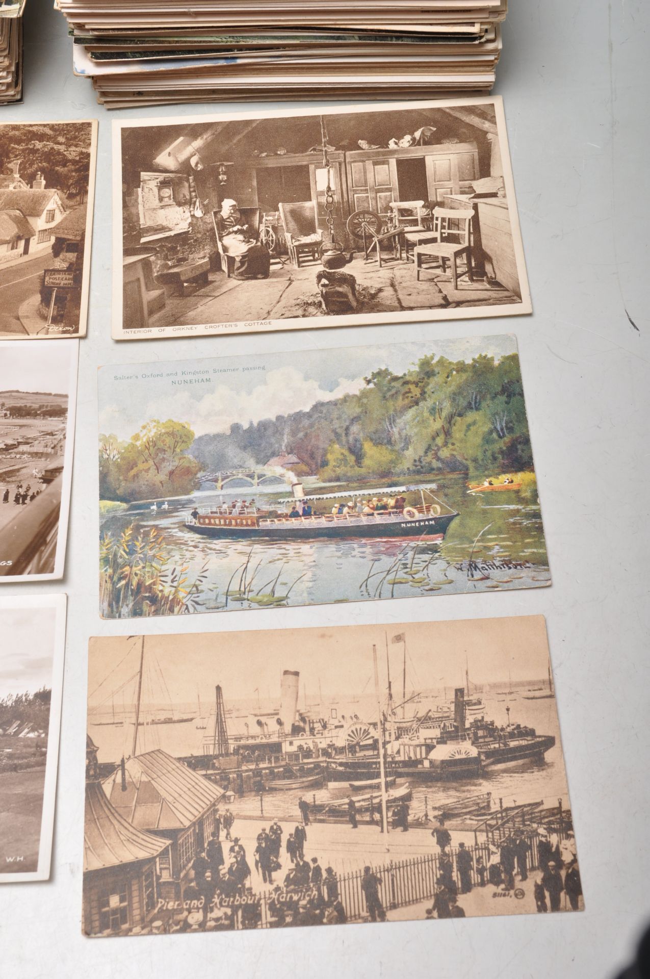 LARGE COLLECTION OF OLD BRITISH PICTURE POSTCARDS - Bild 18 aus 27