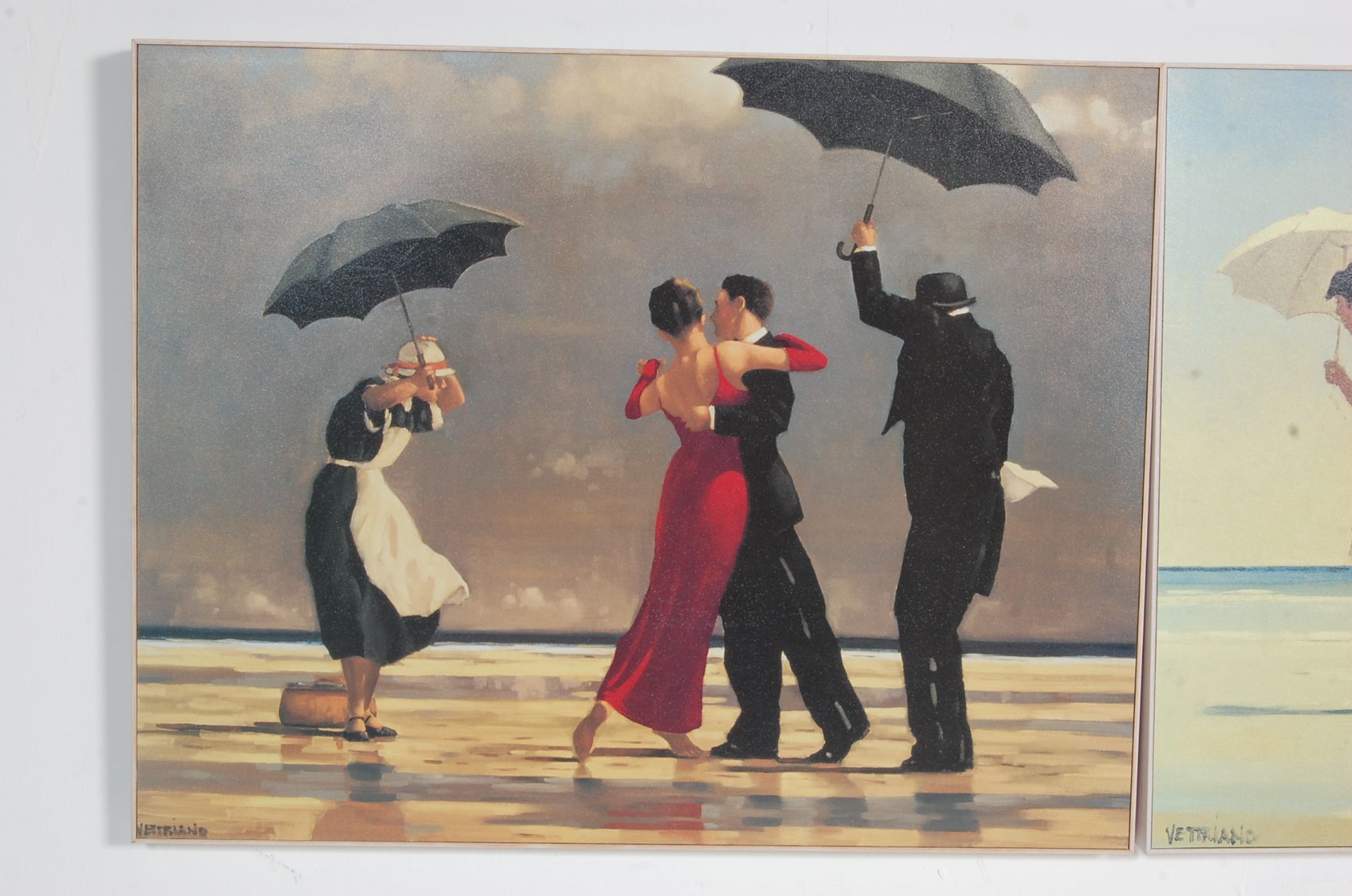 TWO JACK VETTRIANO PRINTS INCLUDING THE SINGING BUTLER - Bild 2 aus 8