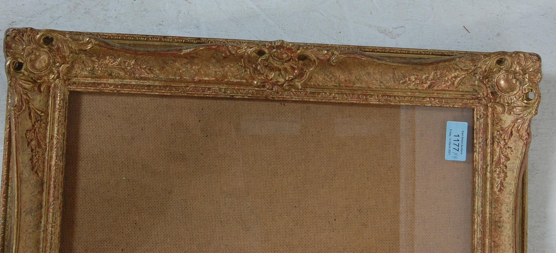 FOUR BAROQUE STYLE GILDED PICTURE FRAMES - Bild 19 aus 25