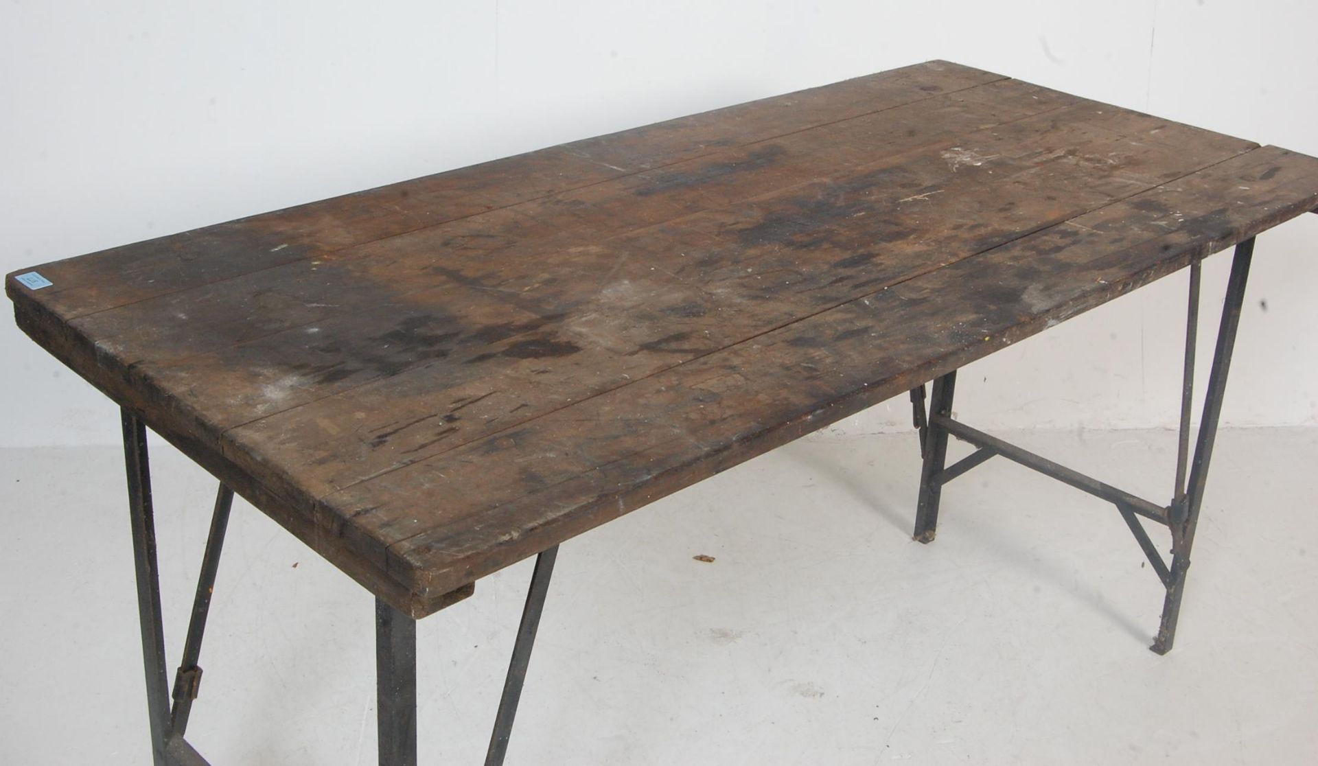 1940’S WWII GEORGE VI TRESTLE TABLE / FOLDING TABLE - Bild 2 aus 8