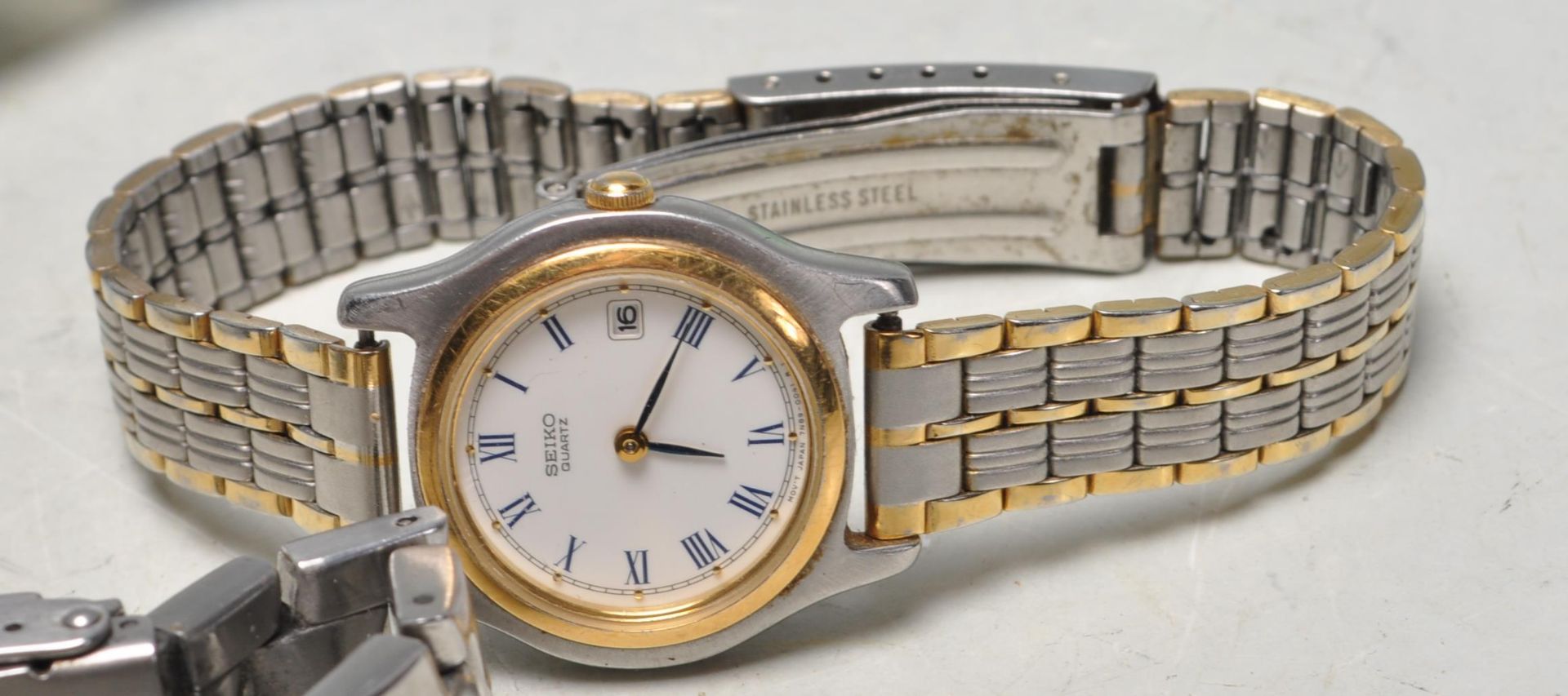 FOUR VINTAGE MIXED WRIST WATCHES INCLUDING SEIKO - Image 3 of 5