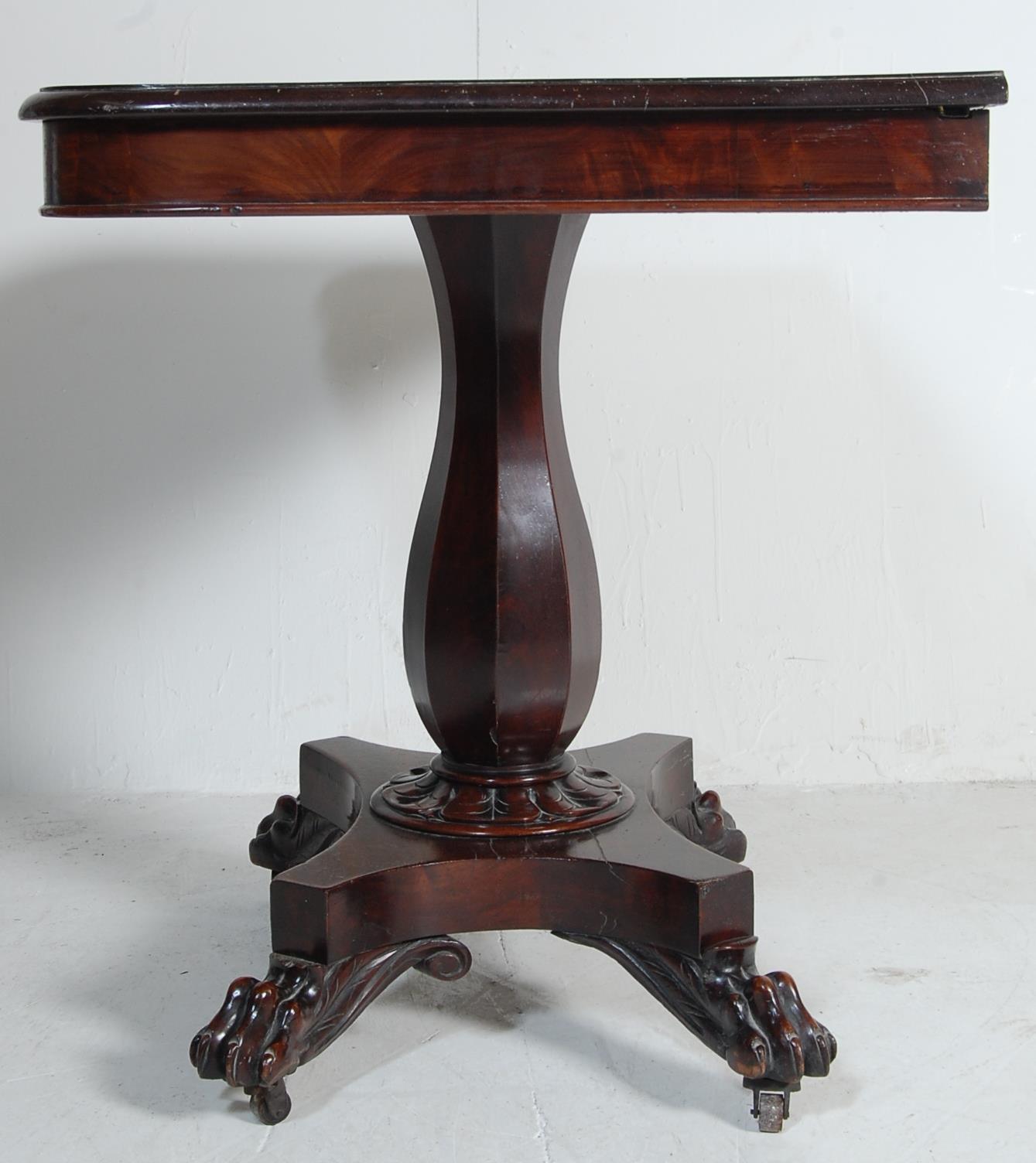 ANTIQUE WILLIAM IV MAHOGANY CONSOLE TABLE - Image 10 of 10