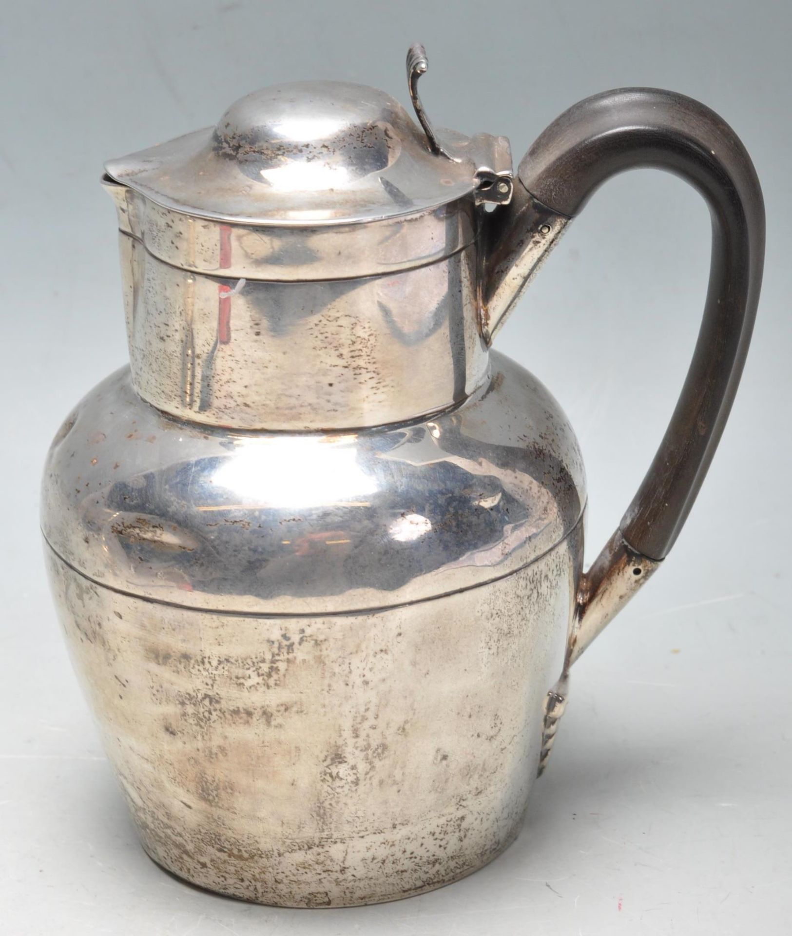 ANTIQUE ATKIN BROTHERS SILVER HOT WATER JUG