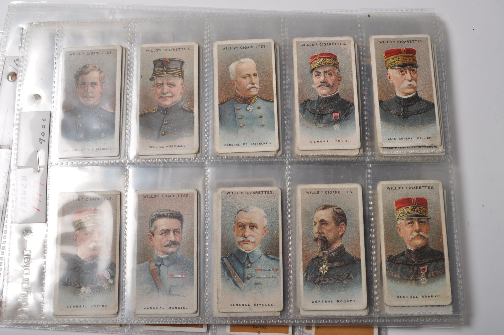 TWELVE SETS OF MILITARY THEMED TRADE CARDS AND CIGARETTE CARD MOSTLY WAR TIME - Bild 4 aus 12