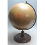 LARGE EARLY 20TH CENTURY 1930S PHILIPS TERRESTRIAL GLOBE