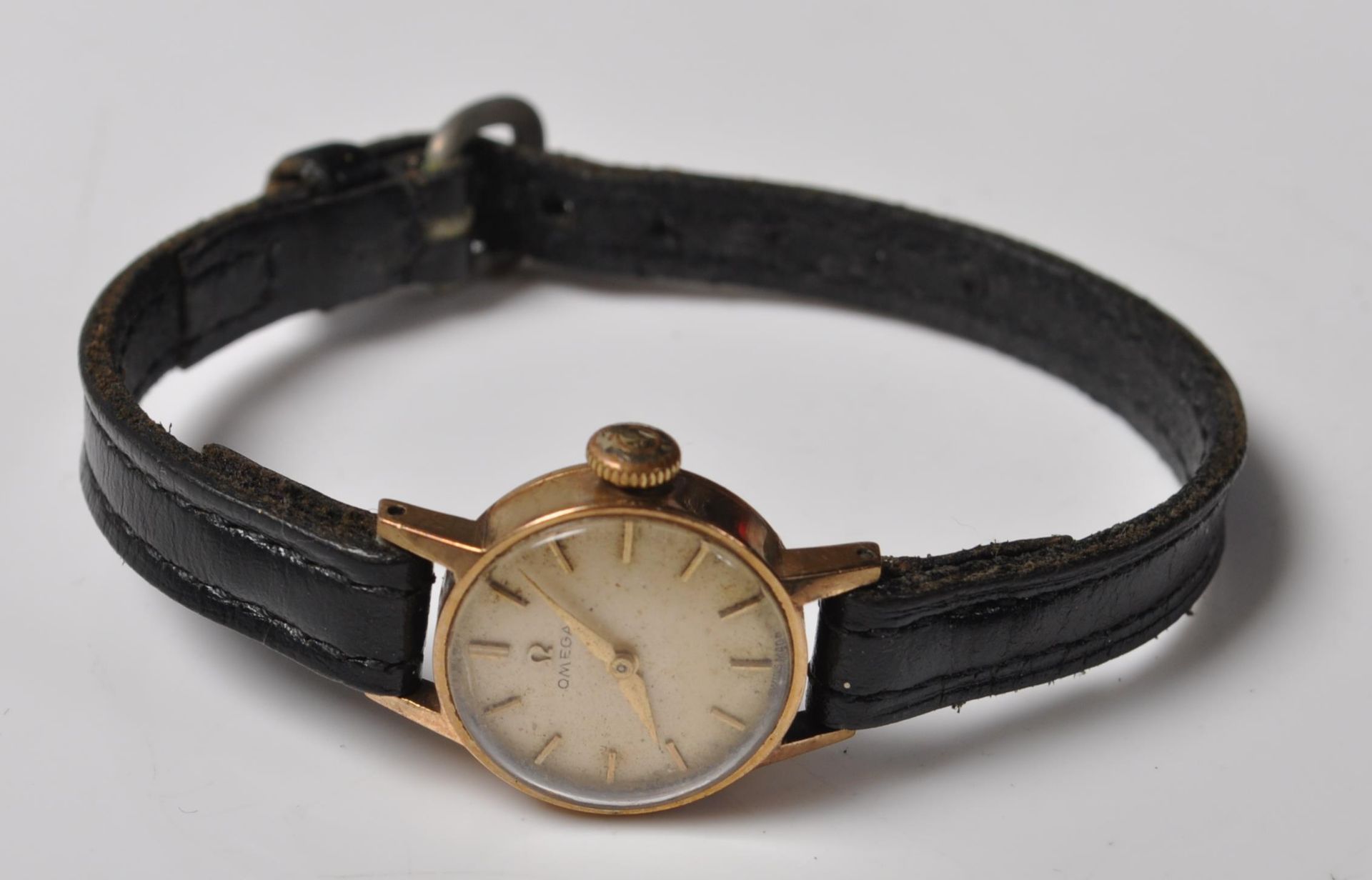 ORIGINAL 1960’S OMEGA COCKTAIL WRISTWATCH WITH 9CT GOLD CASE