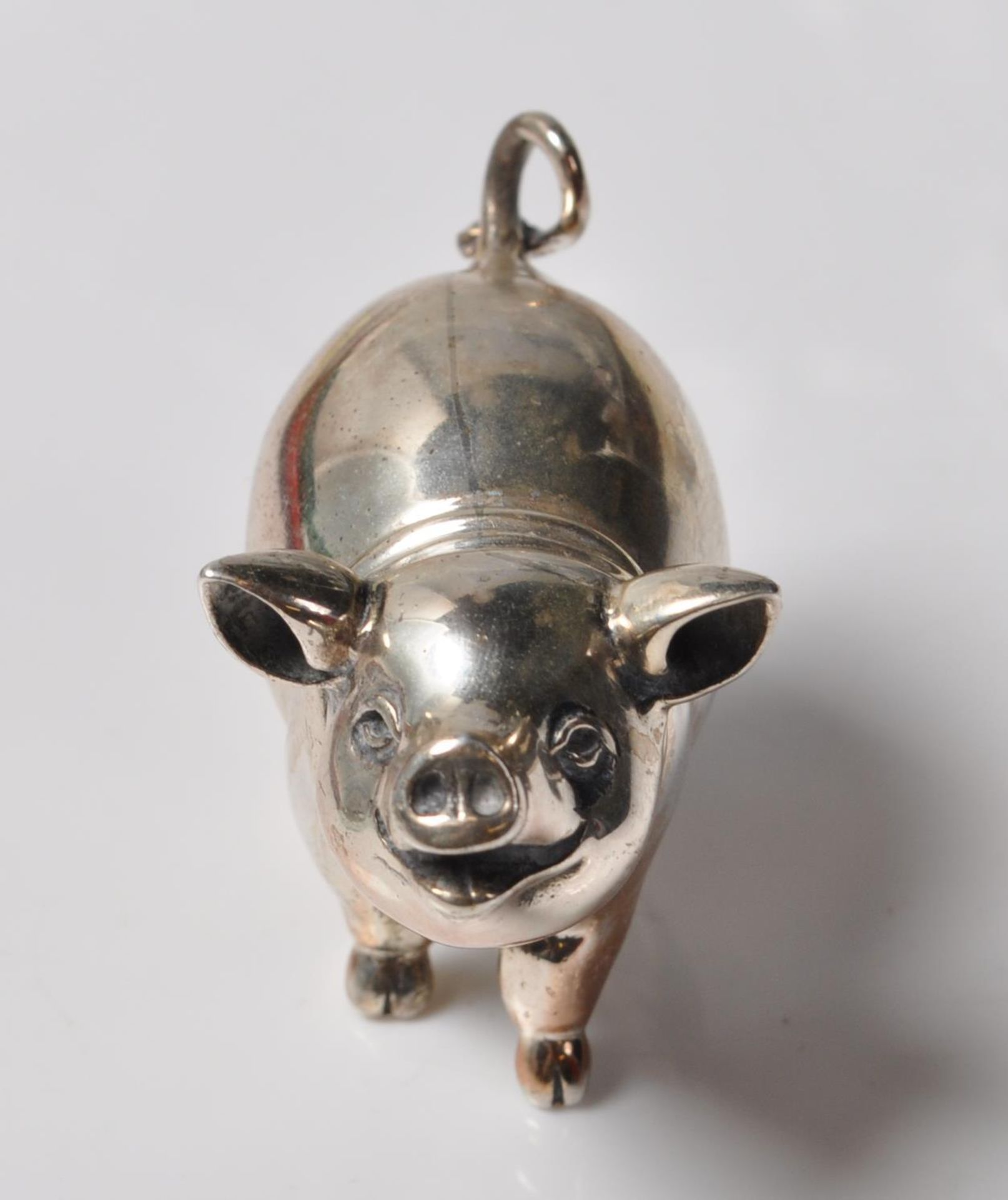 SILVER HALLMARKED PIG FIGURINE - Bild 2 aus 5