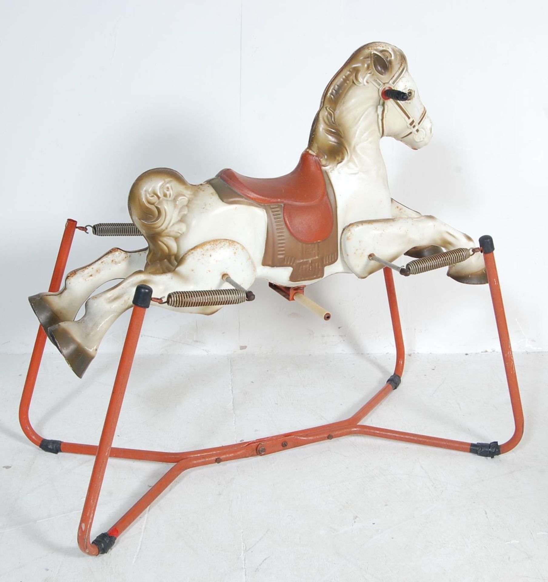 VINTAGE 1960'S MOBO PRAIRIE KING HORSE TOY - Bild 2 aus 7